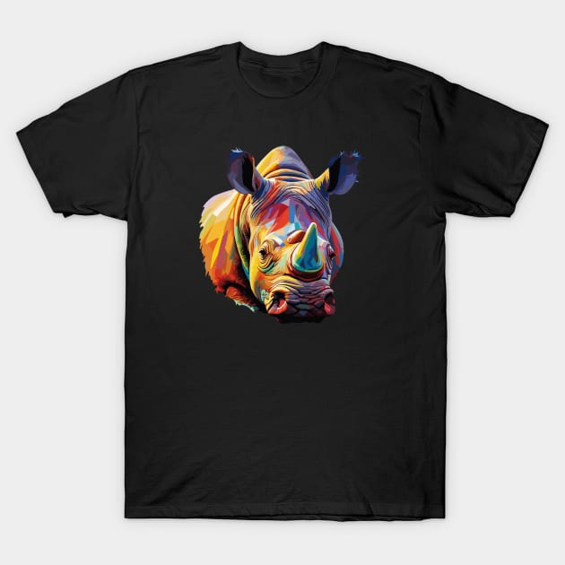 Rhinoceros T-Shirt by Onceer